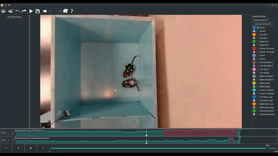 A gif demonstrating applying corrections in DIPLOMAT's supervised interface.